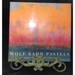 Wolf Kahn Pastels Hardcover by Wolf Kah, Introduction by Barbara Novak, 2000